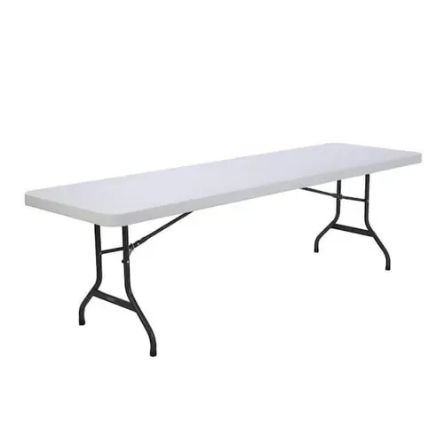 8ft White Table