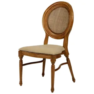 Elizabeth Caneback Wood Chair