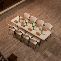 32 chairs and 4 tables family gathering package