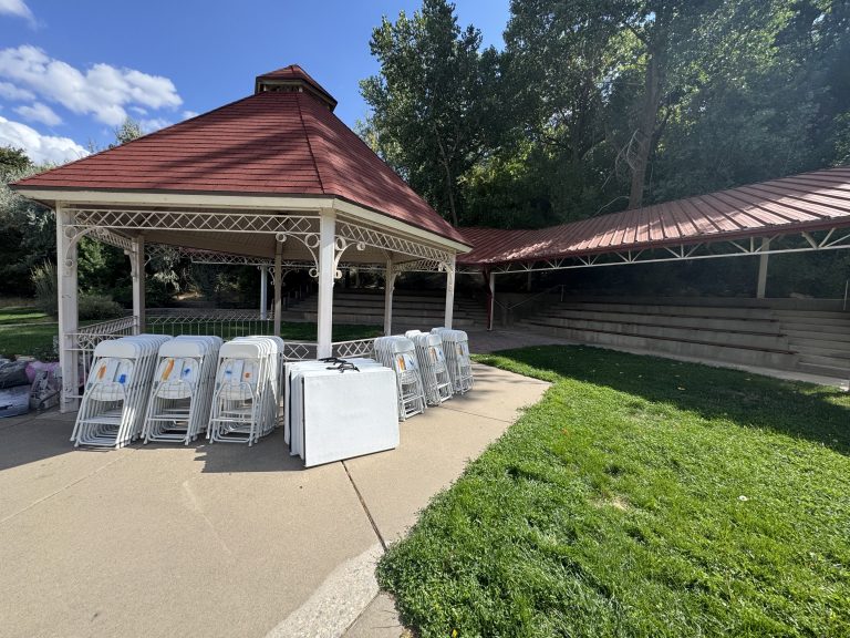 Photo from a Utah Happy Rentals delivery: Park gazebo